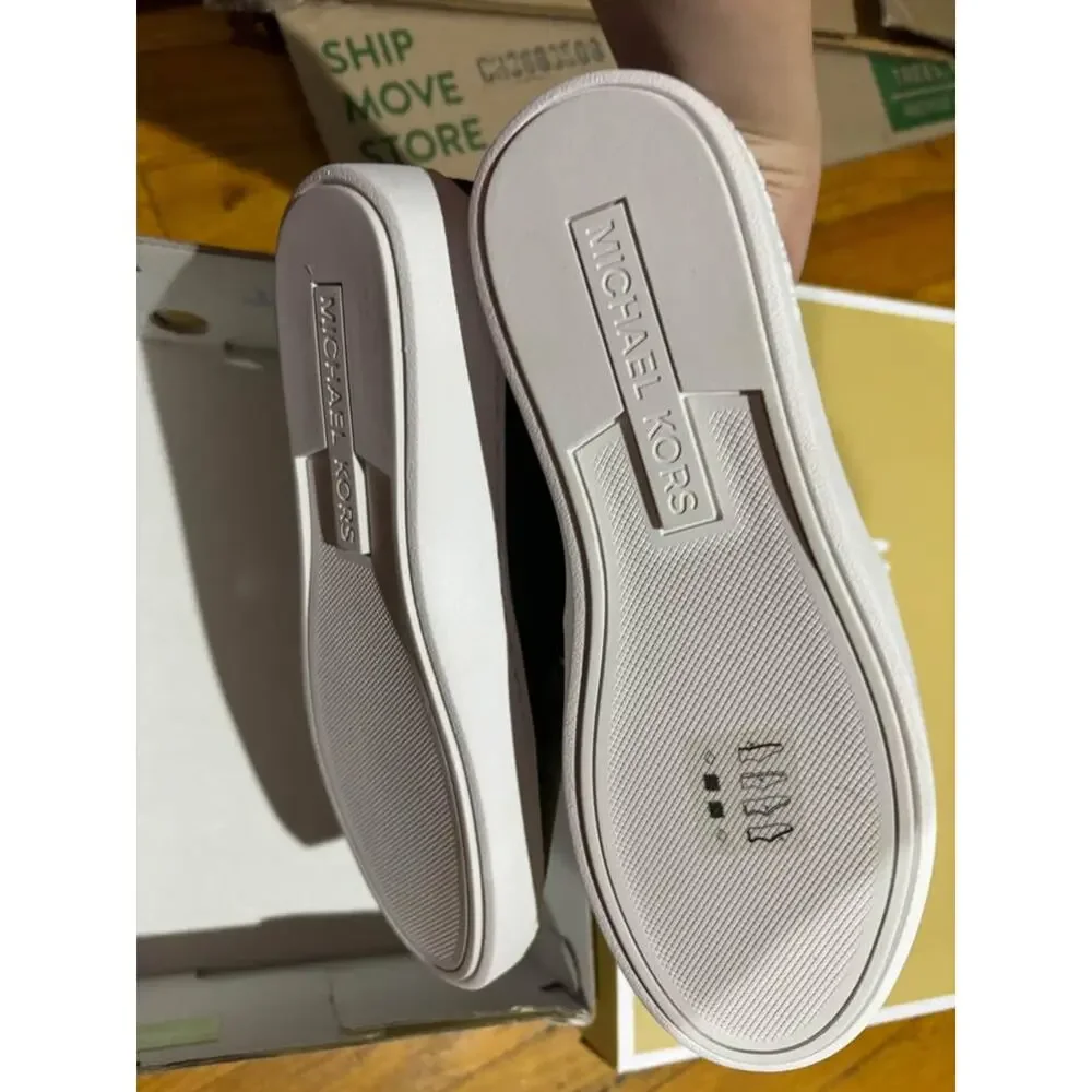 Michael Kors MK slip ons black women’s Keaton tennis core sporty monogram - Picture 4 of 8